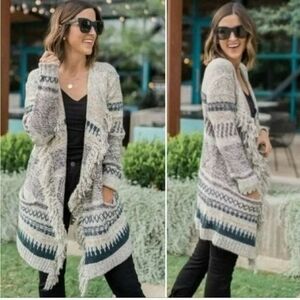 CAbi Shetland Cardigan Western Style S